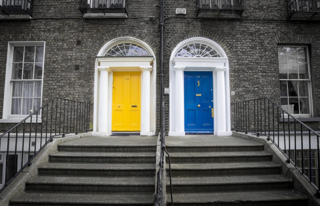Yellow & Blue door